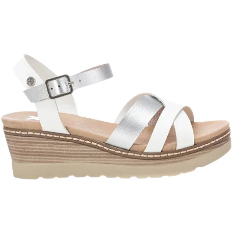 Xti Sandals<Ladies Wedge Sandals - 142853 - White