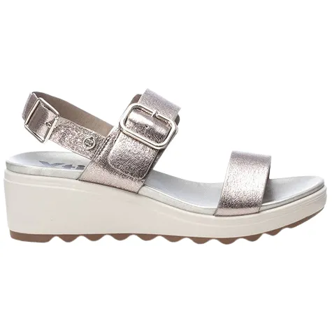 Xti Sandals<Ladies Wedge Sandals - 142702 - Silver