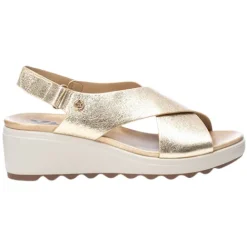 Xti Sandals<Ladies Wedge Sandals - 142700 - Gold