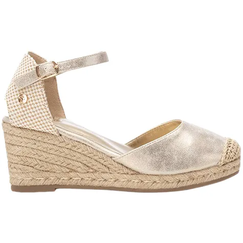 Xti Sandals<Ladies Wedge Sandals - 142847 - Gold