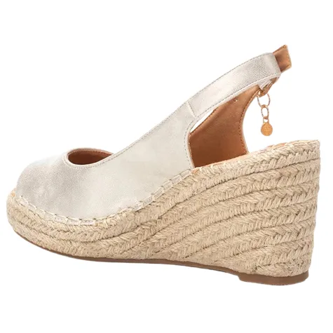 Xti Sandals<Ladies Wedge Sandals - 142877 - Gold