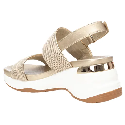 Xti Sandals<Ladies Wedge Sandals - 142828 - Beige