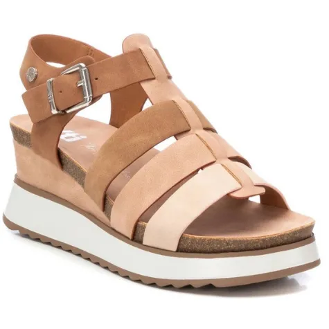 Xti Sandals<Ladies Wedge Sandals - 142826 - Beige