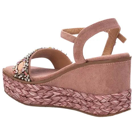 Xti Sandals<Ladies Wedge Sandals - 142677 - Pink