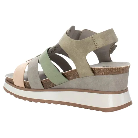 Xti Sandals<Ladies Wedge Sandals - 142826 - Green
