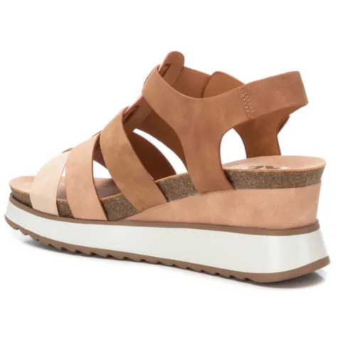 Xti Sandals<Ladies Wedge Sandals - 142826 - Beige