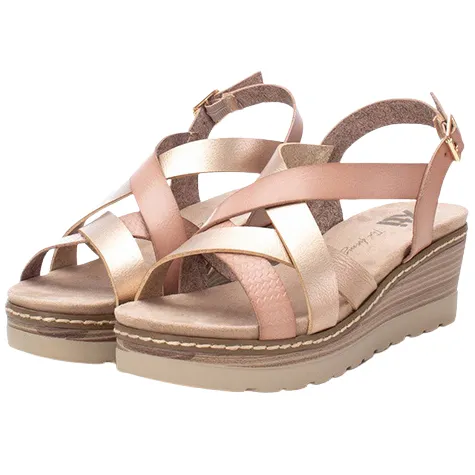Xti Sandals<Ladies Wedge Sandals - 142776 - Pink