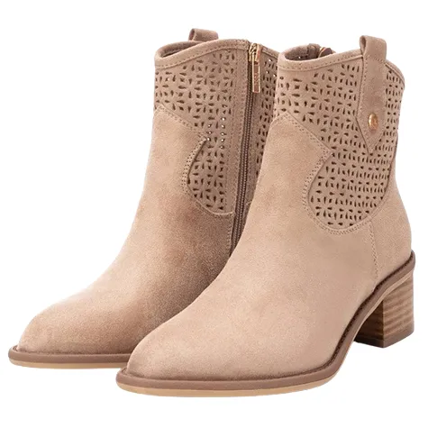 Xti Boots<Ladies Western Ankle Boots -142330-Gold