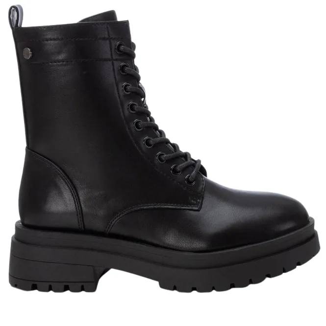 Xti Boots<Platform Ankle Boots - 141764 - Black