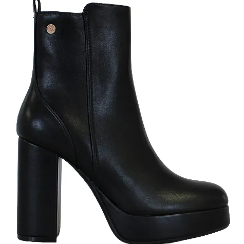 Xti Boots<Platform Ankle Boots - 142178 - Black
