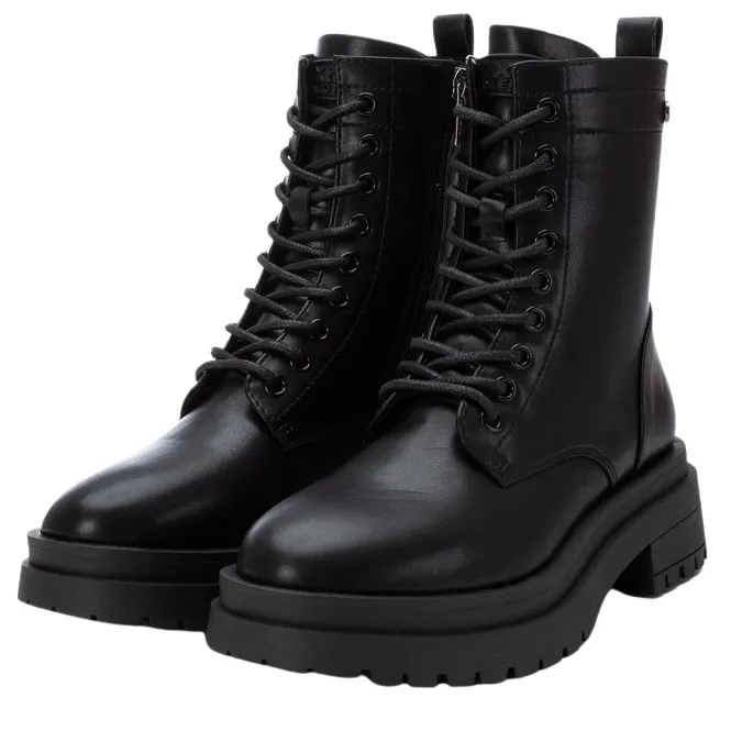 Xti Boots<Platform Ankle Boots - 141764 - Black