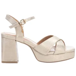Xti Heels<Platform Sandals - 142356 - Gold