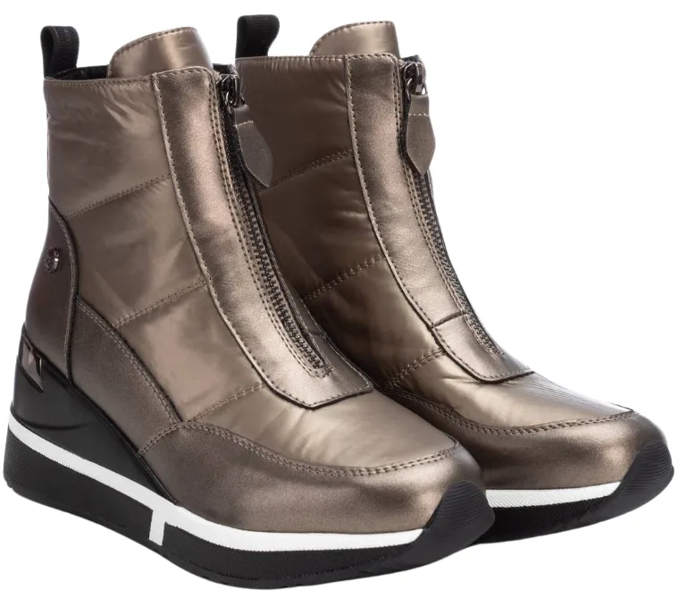 Xti Boots<Wedge Ankle Boots - 143079 - Metallic