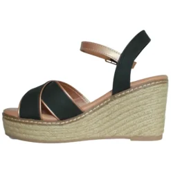 Xti Sandals<Wedge Sandals - 141282 - Black