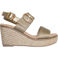 Xti Sandals<Wedge Sandals - 141412 - Gold