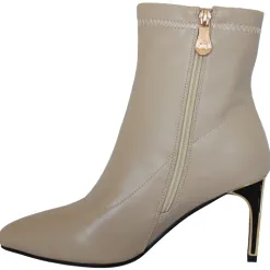 Zanni Boots<Heeled Ankle Boots - Songrum - Beige