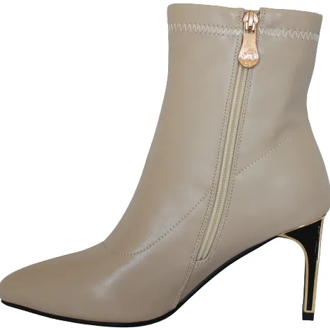 Zanni Boots<Heeled Ankle Boots - Songrum - Beige