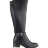 Zanni Boots<Knee Boots - Adabiya - Black