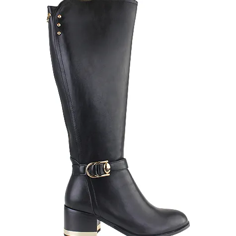 Zanni Boots<Knee Boots - Adabiya - Black