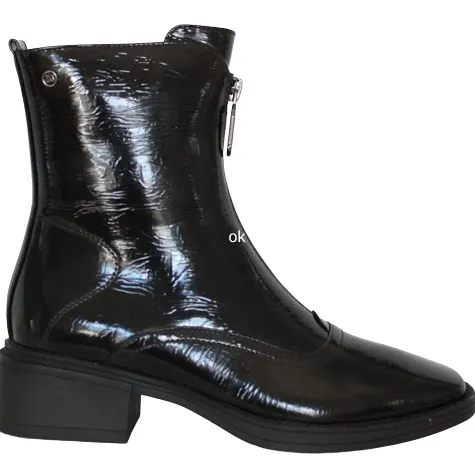 Zanni Boots<Ankle Boots - Tokchon - Black Patent