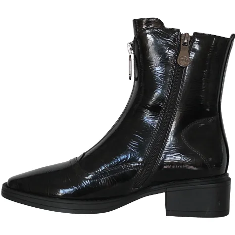 Zanni Boots<Ankle Boots - Tokchon - Black Patent