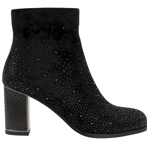 Zanni Boots<Block Heeled Ankle Boots - Sharjah - Black