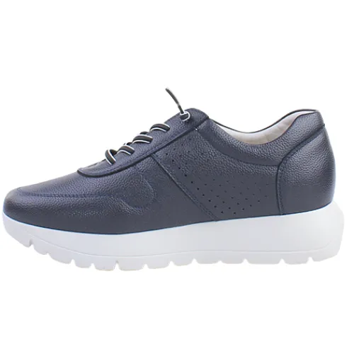 Zanni Trainers<Ladies Platform Trainers - Kamoeni One- Navy