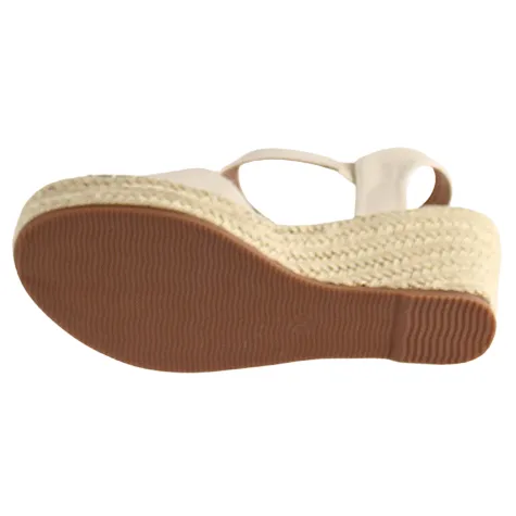 Zanni Sandals<Ladies Wedge Sandal - Mongolia - Beige
