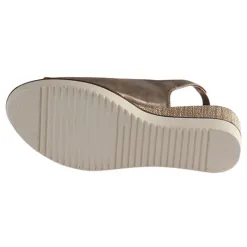 Zanni Sandals<Ladies Wedge Sandals - Mirfa - Bronze